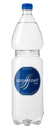 Appenzell Mineral laut (blau) mit Kohlensäure 1.5 L PET 6er Harass