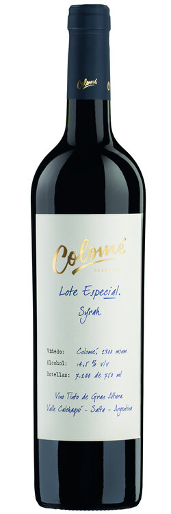 Syrah Lote Especial Bodega Colomé Valle Calchaquí Argentina (solange Vorrat)