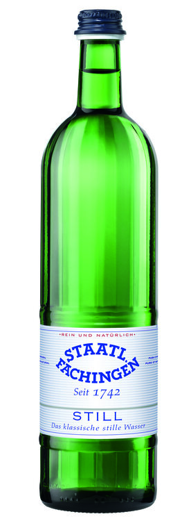 Staatlich Fachingen Mineralwasser Still ohne Kohlensäure 75 cl Depot Fr. -.50