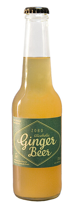 Zobo Ginger Beer alcoholic Bio Glas EW