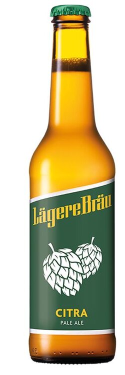 Lägere Bräu Citra Pale Ale 33 cl EW (neuer Name, neue Etikette, gleiches Pale Ale)