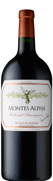 Cabernet Sauvignon Magnum Montes Alpha Valle de Colchagua Chile (solange Vorrat, kein neuer Liefertermin bekannt)