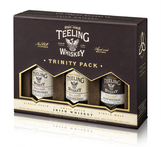 Whiskey Teeling Trinity Pack 3 x 5 cl Single Malt / Single Grain / Small Batch