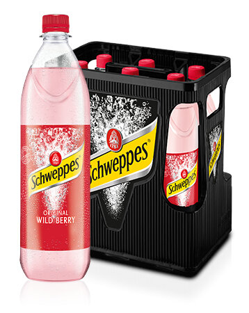 Schweppes Original Wild Berry 100 cl PET (Pfand -.50/Fl. + 5.-/Har.)