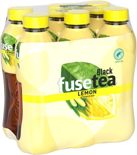 Fuse Tea Lemon Lemongrass 50 cl PET 6-Pack