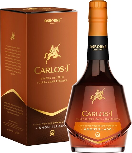 Carlos Primero AMONTILLADO Brandy de Jerez Solera Gran Reserva Pedro Domecq (Limited Edition)