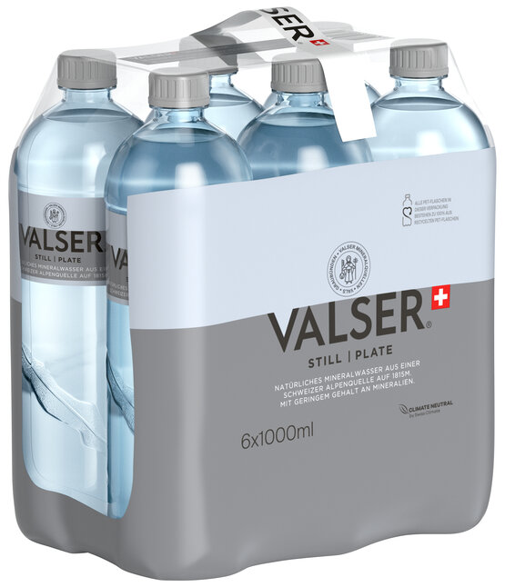 Valser Still 1 L PET 6-Pack