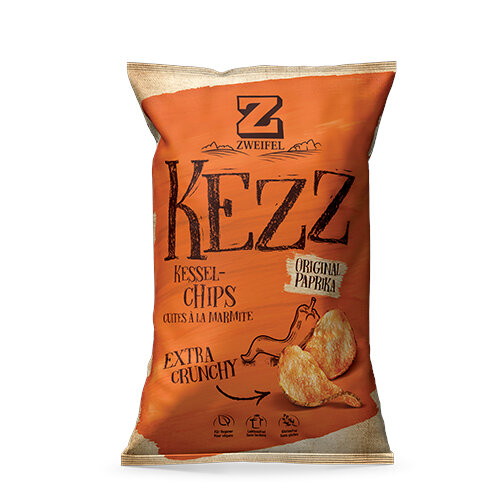 Zweifel Kezz Extra Crunchy Chips Paprika 110g