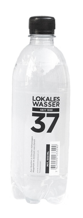 Lokales Wasser 37 Zürich seit 1559 mit Kohlensäure 50 cl EW PET