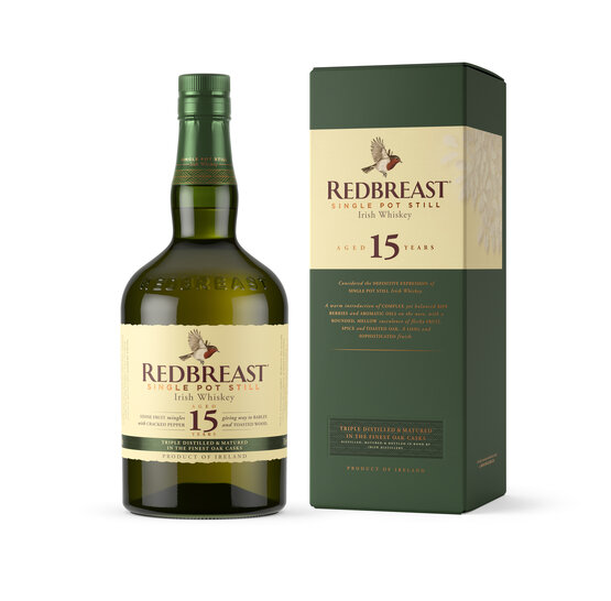 Redbreast 15 Years Single Pot Still Irish Whiskey 