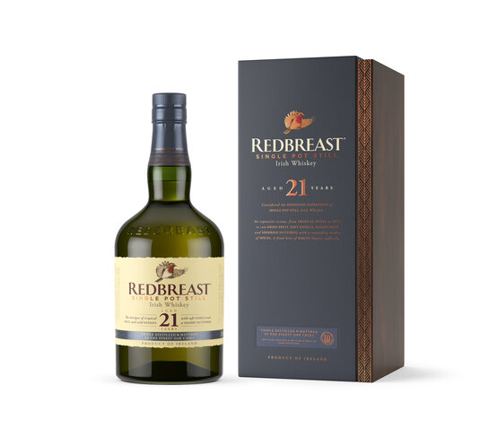 Redbreast 21 Years Single Pot Still Irish Whiskey (ausverkauft, voraussichtlich Mitte 2025 wieder verfügbar)