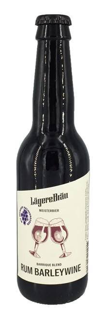 Lägere Bräu Meisterbier Rum Barleywine Barrique Blend 33 cl EW-Flasche