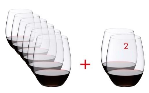 RIEDEL "O" Cabernet/Merlot (Aktion 8 für 6)