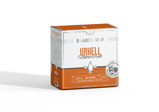 Baarer Bier Urhell Naturtrüeb Brauerei Baar 33 cl 8-Pack EW Flasche (auf Anfrage)