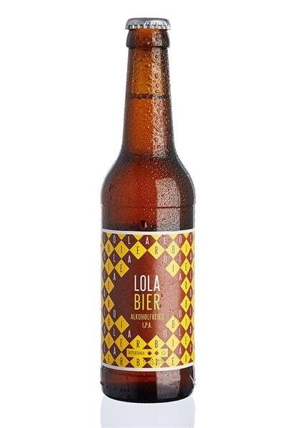 LOLA IPA Bier alkoholfrei 33 cl Glas 