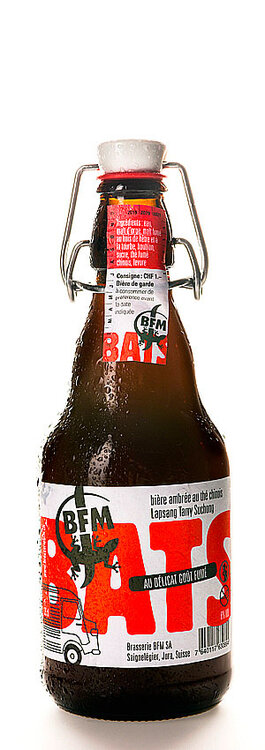 La Bats Brasserie BFM Saignelégier 33 cl MW-Flasche Depot 1.- Harass 8.-