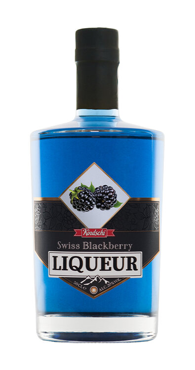 Swiss Blackberry Bündner Liqueur Kindschi