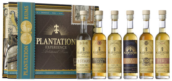 Rum Plantation Experience-Box mit 6x 10cl-Flaschen Jamaica Rum