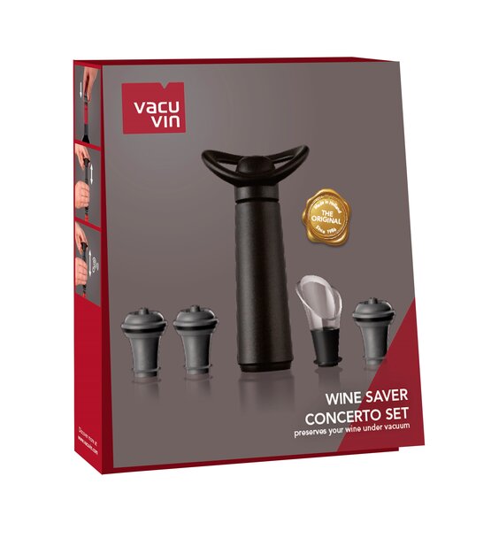 Wine Saver Concerto Set 5-teilig VACU VIN