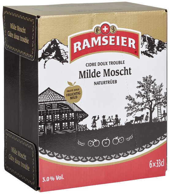 Ramseier Milde Moscht naturtrüeb 33 cl EW-Flasche 6-Pack (auf Anfrage)