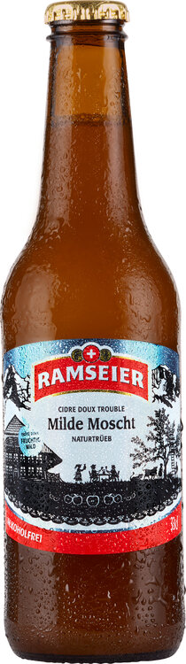 Ramseier Milde Moscht naturtrüeb alkoholfrei 33 cl EW-Flasche 6-Pack (auf Anfrage)