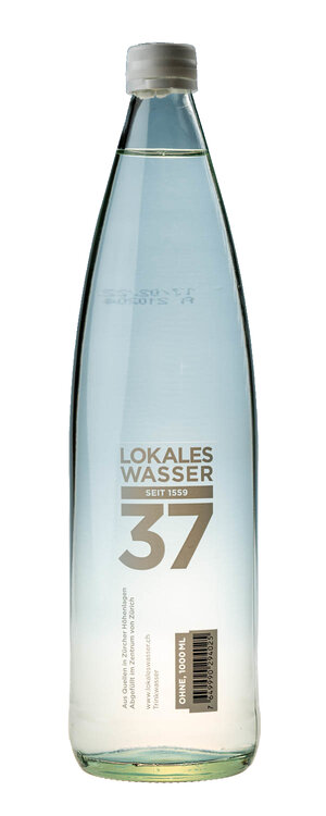 Lokales Wasser 37 Zürich seit 1559 ohne Kohlensäure 100 cl MW Glas