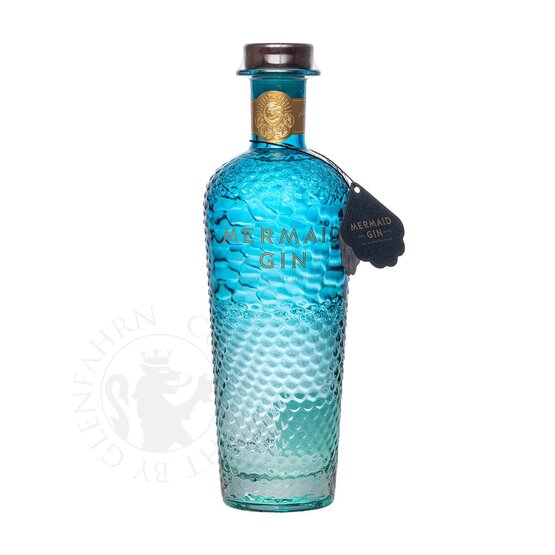 Gin Mermaid Isle of Wight Small Batch Gin Geschenkpackung mit 2 Gläser