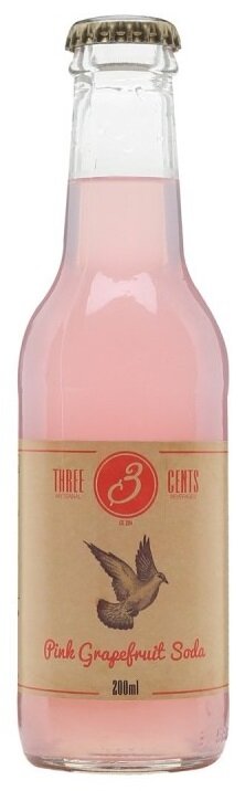 Three Cents Pink Grapefruit Soda EW-Flasche 4-Pack 