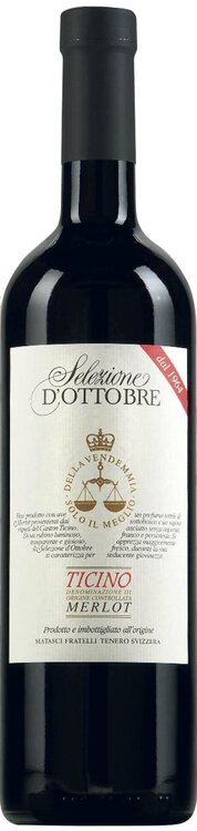 Merlot Selezione d'Ottobre 37.5 cl Matasci Tenero Ticino DOC