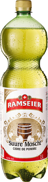 Ramseier Suure Moscht klar 4.0% 1.5 L EW PET, 6-Pack