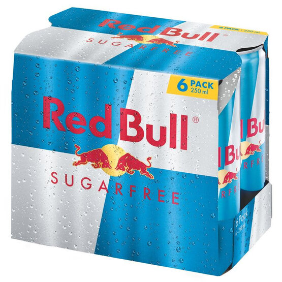 Red Bull Sugarfree Energy Drink, 6-Pack