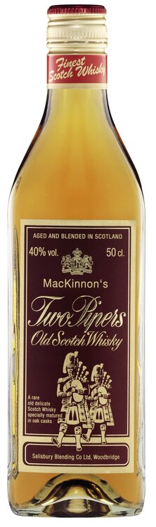 Whisky Two Pipers 50 cl Mac Kinnon's Scotch (Solange Vorrat)