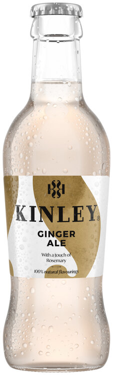 Kinley Ginger Ale 2 dl, EW Glas