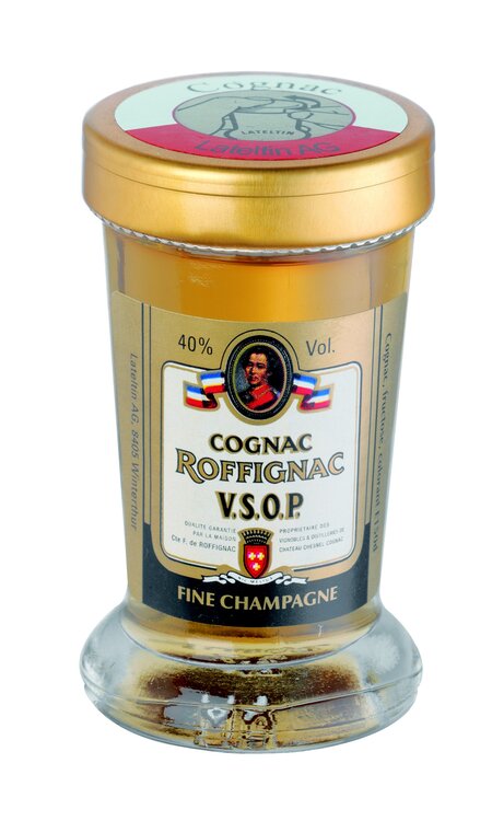 Cognac Roffignac VSOP Portion Trinkglas 