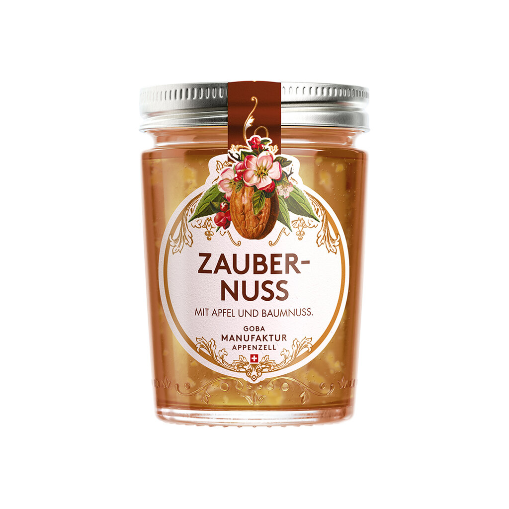 Apfelaufstrich Zaubernuss Baumnuss GOBA 135g | Feinkost | SCHÜWO Trink ...