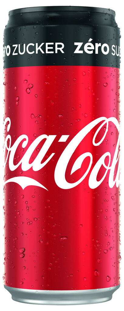 Coca-Cola ZERO 33cl Dosen (hoch), Softdrinks