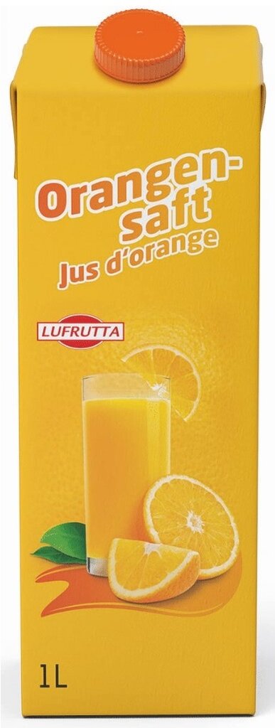 Lufrutta Edge® L DAUERTIEFPREIS Fruchtsäfte SCHÜWO Tetra | | 12-Pack 1 Trink-Kultur Orangensaft