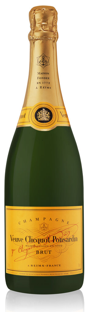 Champagne Veuve Clicquot Yellow Champagner Label SCHÜWO | 75 | cl Brut Trink-Kultur