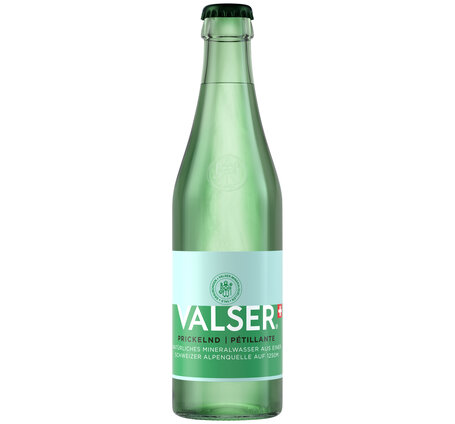 Valser Prickelnd 33 cl mit Kohlensäure