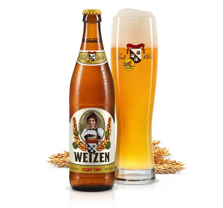 Egger Labelle Weizen 50 cl Bügelflasche (auf Anfrage)