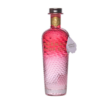 Gin Mermaid PINK Isle of Wight Small Batch Gin