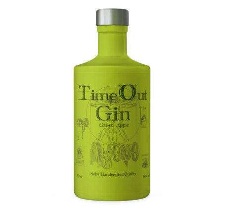 Gin Swiss Handcrafted Time Out Green Apple (solange Vorrat)