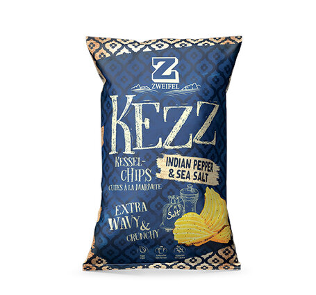 Zweifel Kezz Indian Pepper & Sea Salt 110g