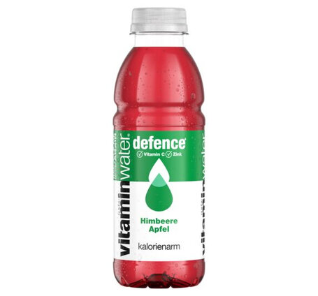 Vitamin Water Glacéau DEFENCE Himbeere Apfel PET, 12-Pack (auf Anfrage)