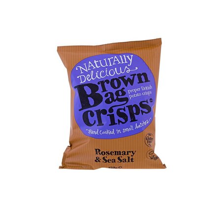 Brown Bag Crisps Rosemary & Sea Salt 40g