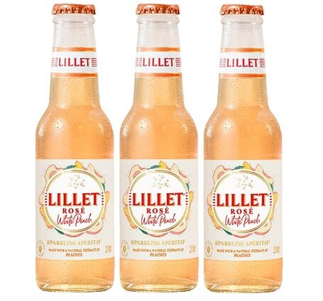 Lillet Rosé White Peach 10% Vol. Ready to drink 20 cl EW Glas Preis pro 3-Pack