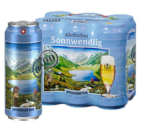 Appenzeller Sonnwendlig 50 cl alkoholfrei 0.0% Dose 6-Pack 