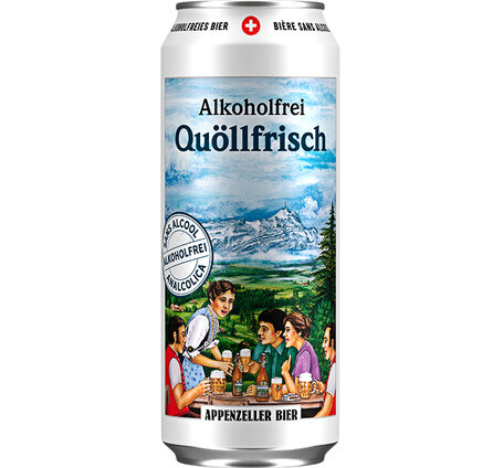 Appenzeller Quöllfrisch alkoholfrei 50 cl Dose 6-Pack