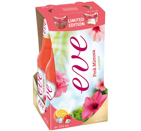 Eve Pink Mimosa 4-Pack EW-Flasche (Limited Edition)