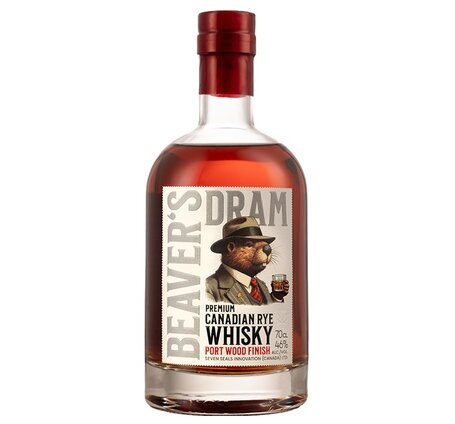 Whisky Beaver's Dram Premium Canadian Rye Port Wood Finish